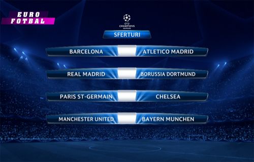 Sferturi UCL | Barcelona vs Atl. Madrid & M. United vs B. Munchen Sferturi UCL | Barcelona vs Atl. Madrid & M. United vs B. Munchen
